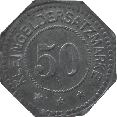 50 Pfennigs - Frauendorf (Zementwerke) ND back