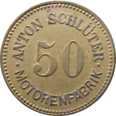 50 Pfennigs - Freising (Anton Schlüter Motorenfabrik) ND front