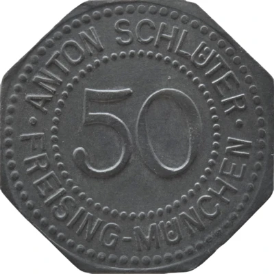 50 Pfennigs - Freising-München (Anton Schlüter) ND front