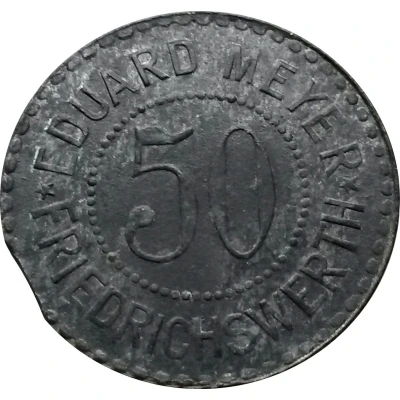 50 Pfennigs - Friedrichswerth Eduard Meyer front