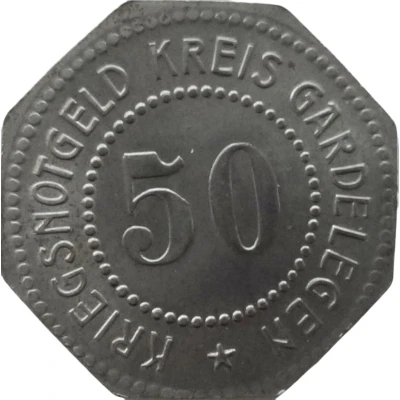 50 Pfennigs - Gardelegen ND back