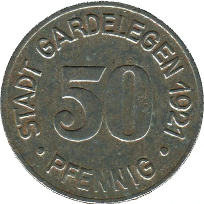 50 Pfennigs - Gardelegen front