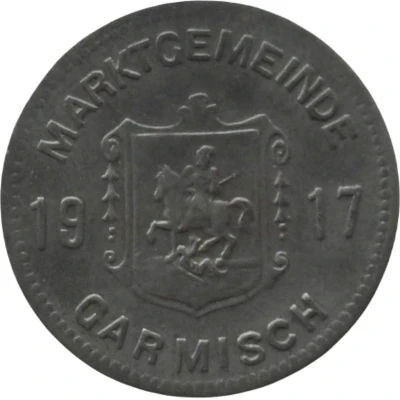 50 Pfennigs - Garmisch front