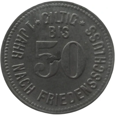 50 Pfennigs - Garmisch back