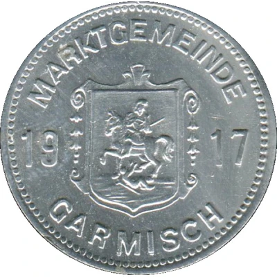 50 Pfennigs - Garmisch front