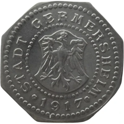 50 Pfennigs - Germersheim front