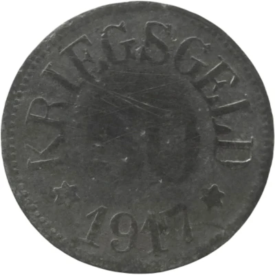 50 Pfennigs - Gerolzhofen back