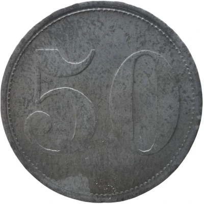 50 Pfennigs - Glöthe (Saxonia AG) ND back