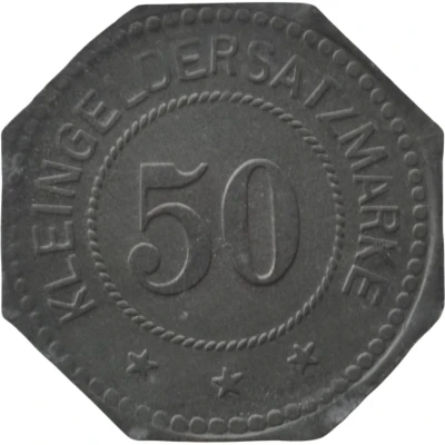 50 Pfennigs - Glöthe (Saxonia AG) ND back