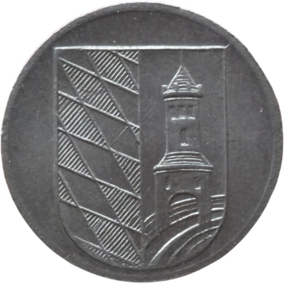 50 Pfennigs - Günzburg back