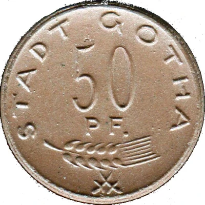 50 Pfennigs - Gotha front