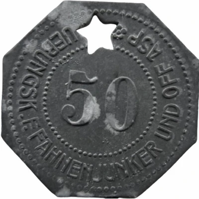 50 Pfennigs - Grafenwöhr (Uebungsk. F. Fahnenjunker und Off. Asp.) ND front