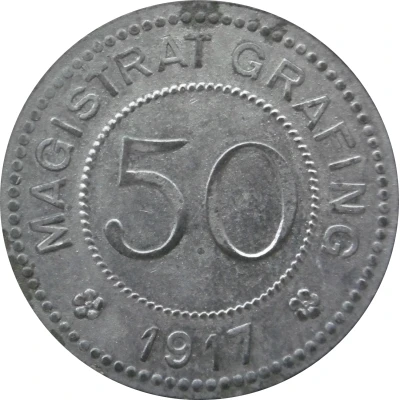 50 Pfennigs - Grafing front