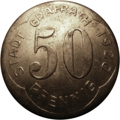 50 Pfennigs - Gräfrath front