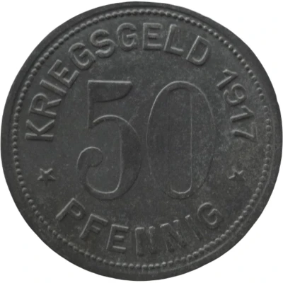 50 Pfennigs - Gräfrath back