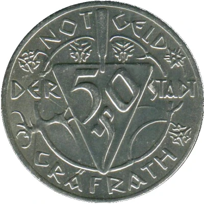 50 Pfennigs - Gräfrath front