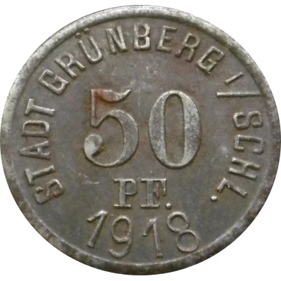 50 Pfennigs - Grünberg front