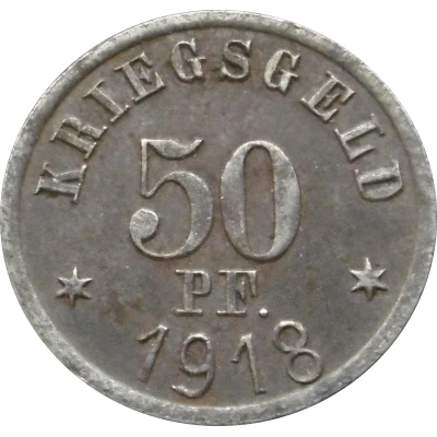 50 Pfennigs - Grünberg back