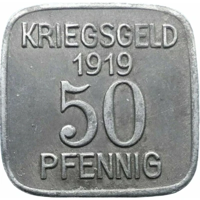 50 Pfennigs - Grünberg back