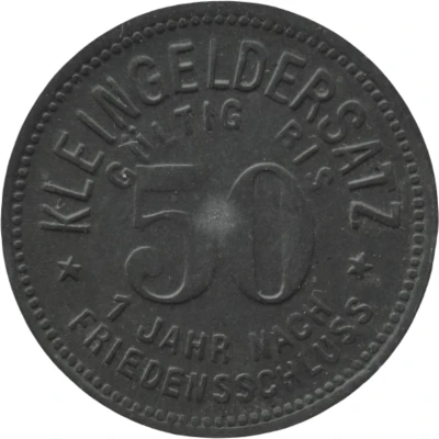 50 Pfennigs - Gössnitz back