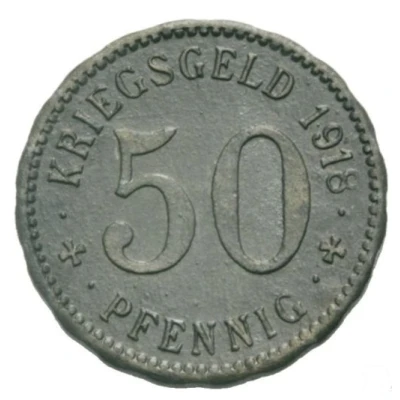 50 Pfennigs - Hagen back