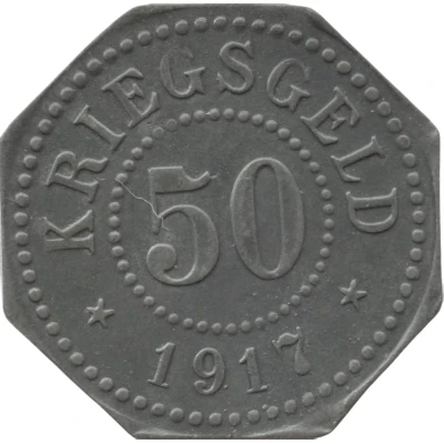 50 Pfennigs - Hamm back