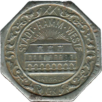 50 Pfennigs - Hamm front