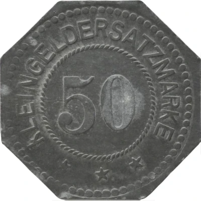 50 Pfennigs - Hannover (Standardwerk Wilhelm Schulze) ND back