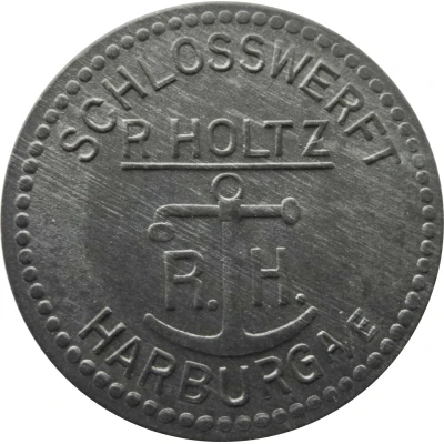 50 Pfennigs - Harburg (Schlosswerft R. Holtz) ND front