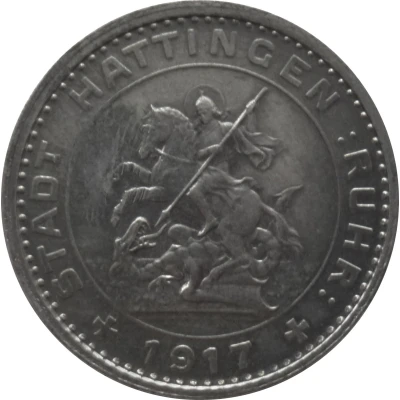 50 Pfennigs - Hattingen front