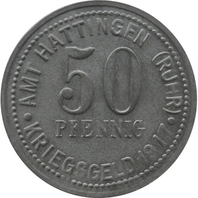 50 Pfennigs - Hattingen front