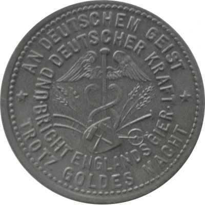 50 Pfennigs - Hattingen back