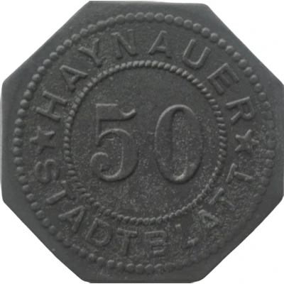 50 Pfennigs - Haynau (Haynauer Stadtblatt) ND front