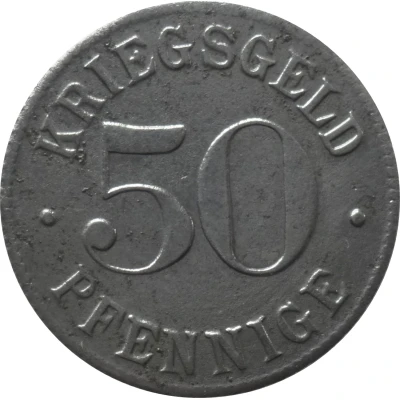 50 Pfennigs - Heidelberg ND back