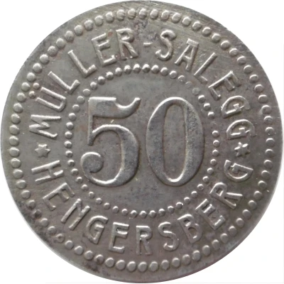 50 Pfennigs - Hengersberg (Müller-Salegg) ND front