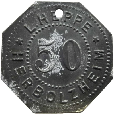 50 Pfennigs - Herbolzheim (L. Heppe) ND front