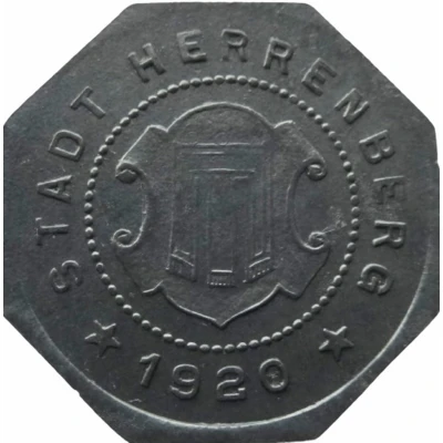 50 Pfennigs - Herrenberg front