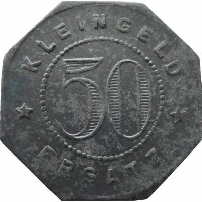 50 Pfennigs - Herrenberg back