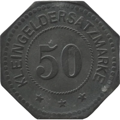 50 Pfennigs - Hersfeld ND back