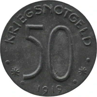 50 Pfennigs - Hersfeld back