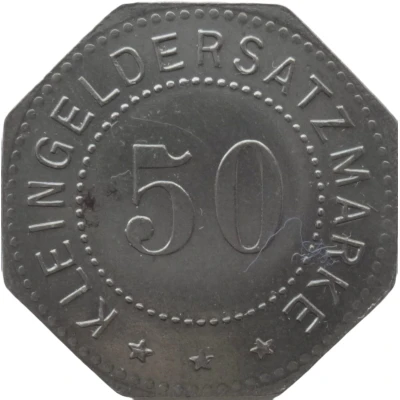 50 Pfennigs - Hersfeld ND back