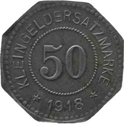 50 Pfennigs - Hersfeld back