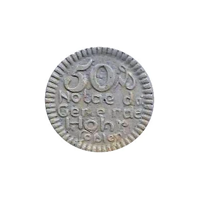 50 Pfennigs - Höhr front