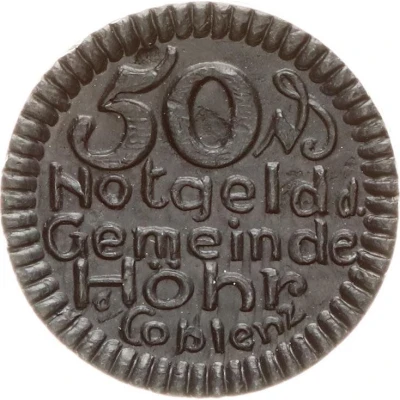 50 Pfennigs - Höhr front