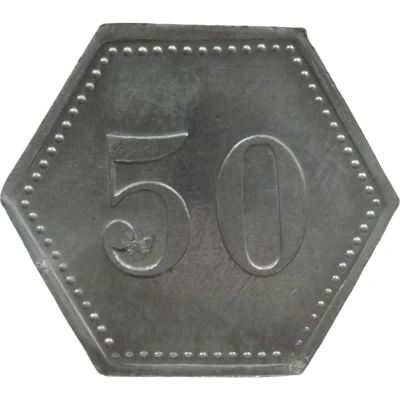 50 Pfennigs - Hirschberg (Maschinenbau AG. vorm. Starke and Hoffmann) ND back