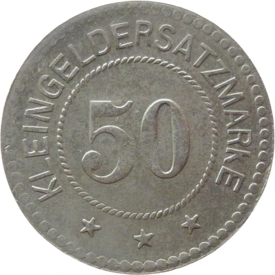 50 Pfennigs - Hohensalza ND back