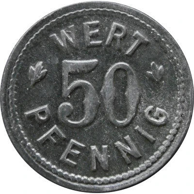 50 Pfennigs - Kaiseroda (Gewerkschaft) ND back