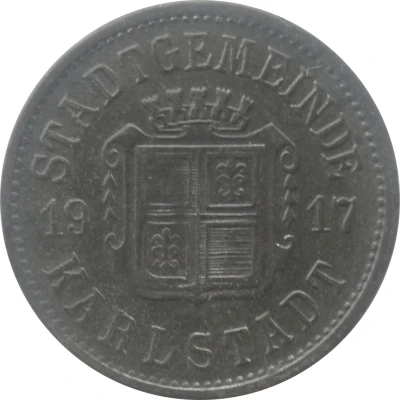 50 Pfennigs - Karlstadt front