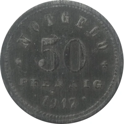 50 Pfennigs - Kelheim a. D. back