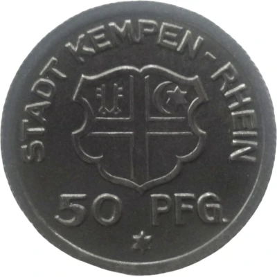 50 Pfennigs - Kempen am Rhein front